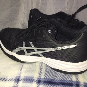 ASICS volleyball shoes.